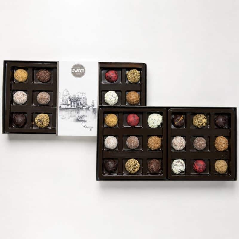 Luxe doos met 18 desserttruffels