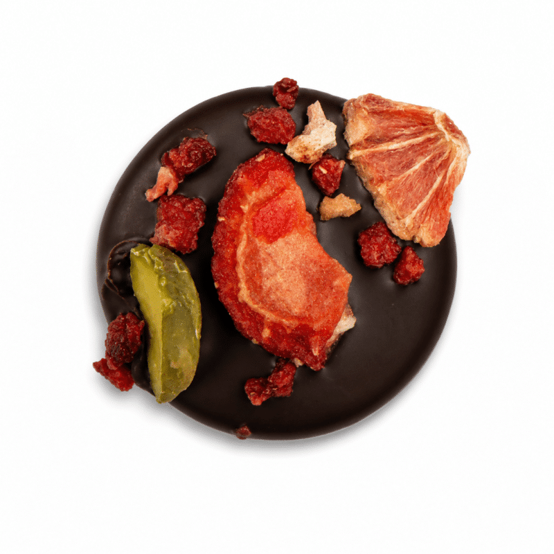 Caraque fruit fondant
