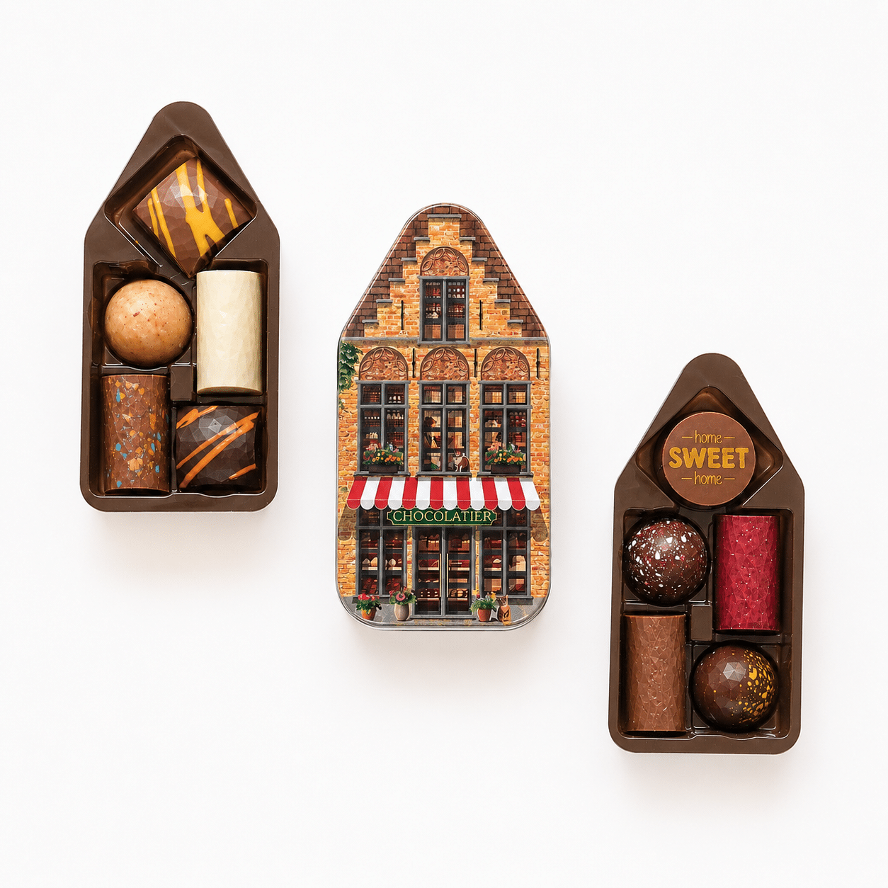 Huisje pralines