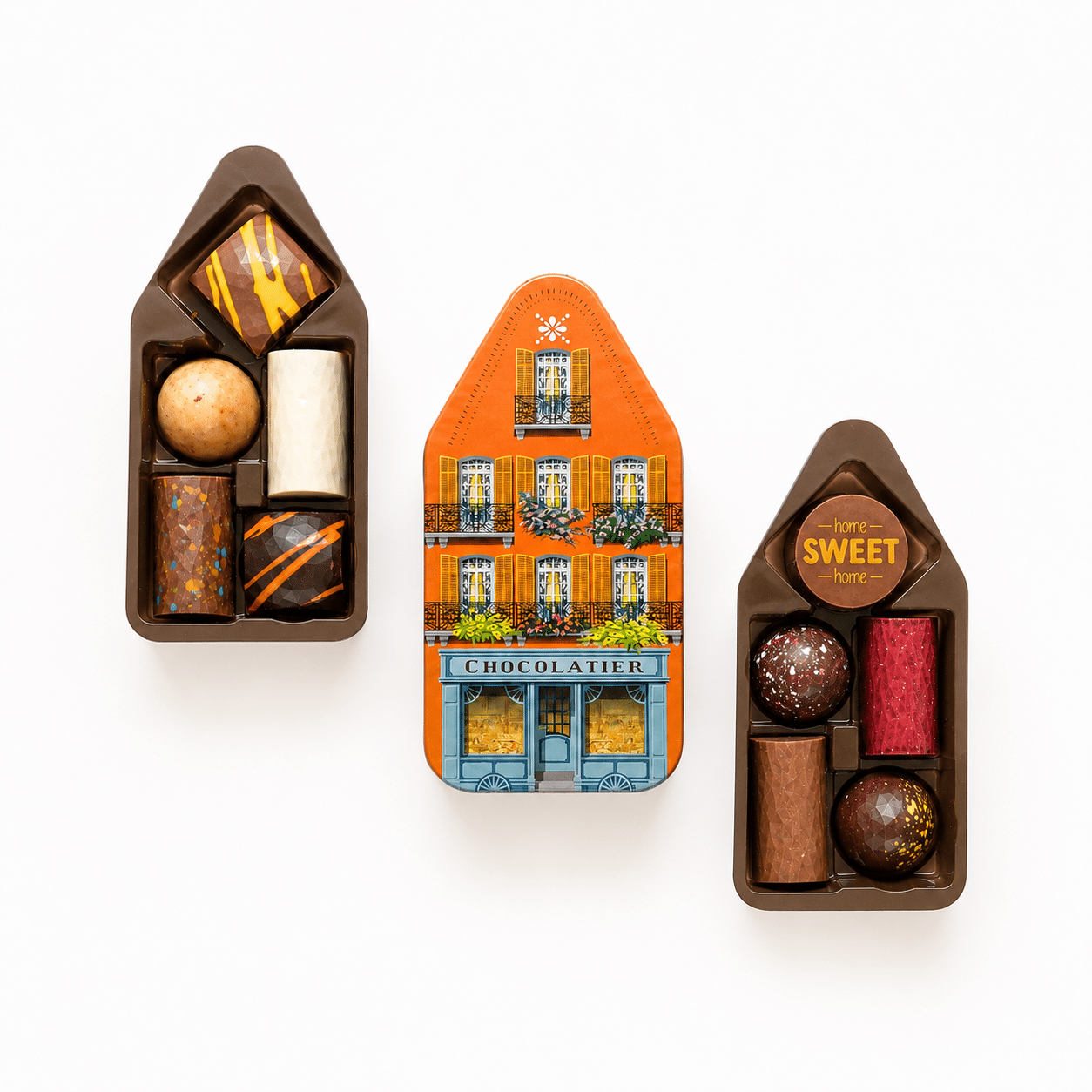 Huisje pralines