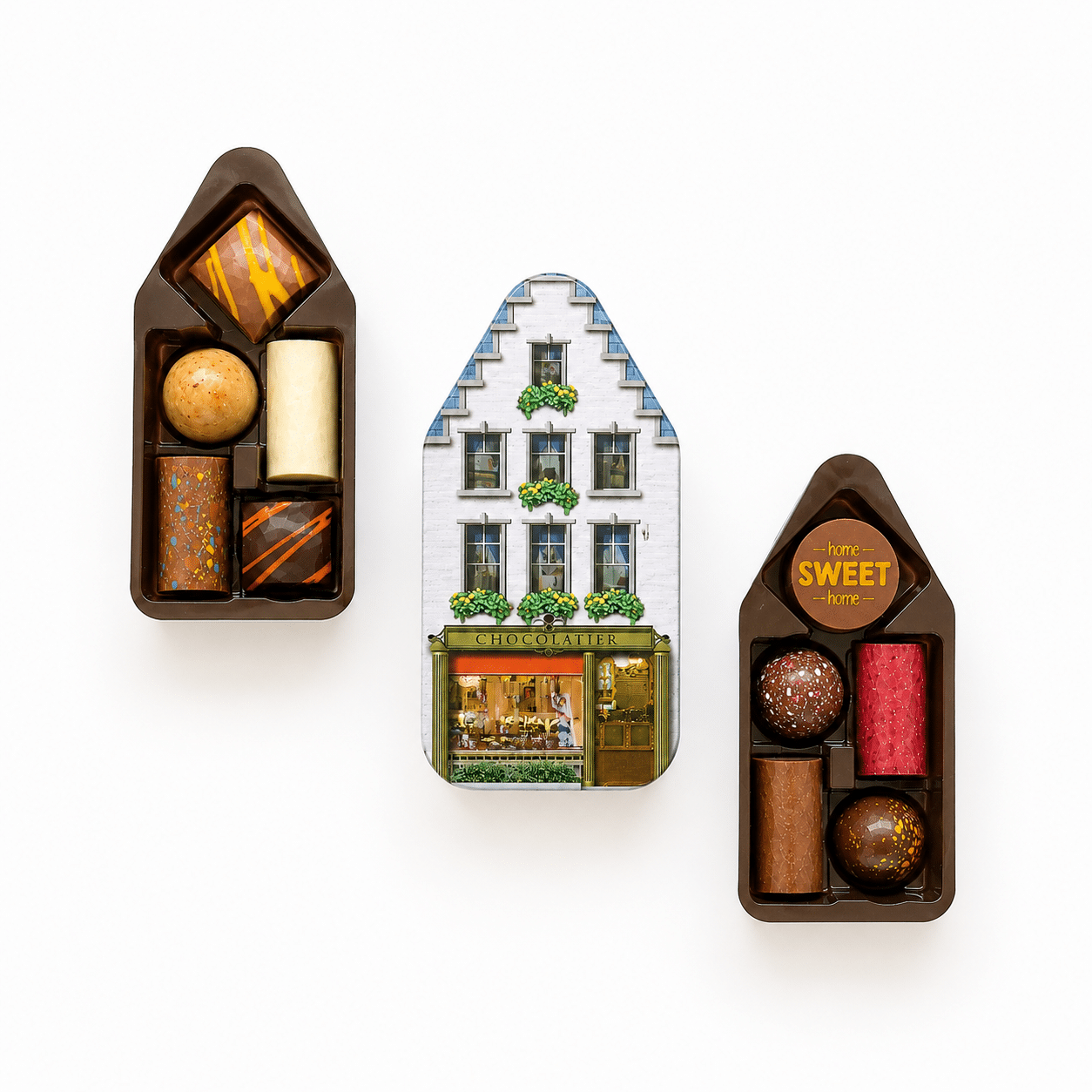 Huisje pralines
