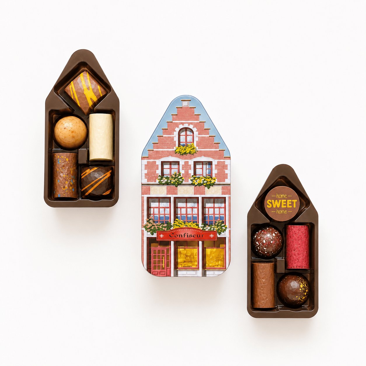 Huisje pralines